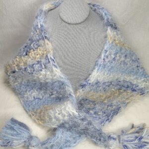 Blue Triangle Scarf